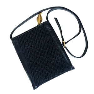 Inge Christopher Black Messenger Bag Crossbody